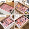 Extra Large Expandable Silverware Organizer, BPA-Free Food-Safe Cutlery Flatware Organizer, Kitchen Utensil Drawer Organizer