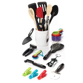 28-Piece Kitchen Utensil Gadget Kitchen Utensil Sets Multicolor