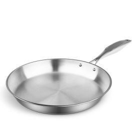 7.9 in Stainless Steel Fry Pan – Top Grade, Induction Compatible Frying Pan Skillet
