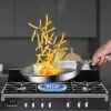 12.6in Stainless Steel Fry Pan – Top-Grade Non-Stick Induction Compatible Frying Pan Skillet