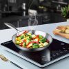 12.6in Stainless Steel Fry Pan – Top-Grade Non-Stick Induction Compatible Frying Pan Skillet