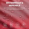 Textured Linen Table Cloth for Rectangle Table - Waterproof Fabric Christmas Tablecloth Rectangular Wrinkle Free Wipeable Dining Cover for Wedding/Bir