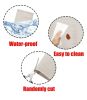 4 Pcs Bge Placemats Wipeable Washable Woven Placemats Double-sided Vinyl Kitchen Table Place Mats
