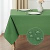 2 Pack Rectangle Tablecloth, 60x84 inch, Water Resistant Wrinkle Free Linen Textured Table Cloth Washable, Decorative Fabric Table Cover for Dining